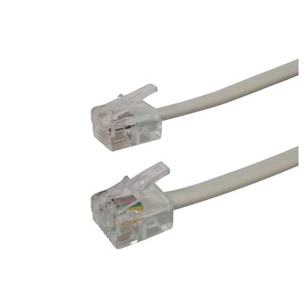 RJ12 6 Position 4 Conductor Plug to Plug Cable Carousel 1