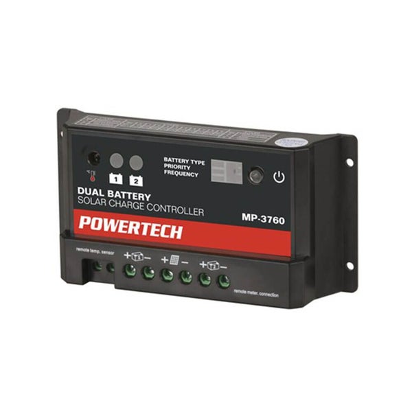 Powertech Dual Battery Solar Charge Controller (12V or 24V) Carousel 1
