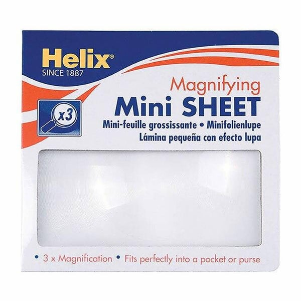 Helix Mini Magnifying Sheet 10pk (55x85mm) Carousel 1