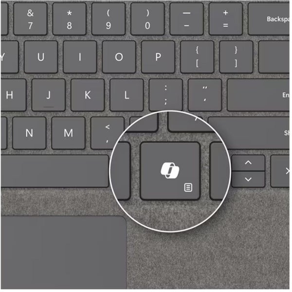 Microsoft Surface Type Cover with Pen - For Surface Pro 10/9/8, Platinum (8X8... Carousel 2