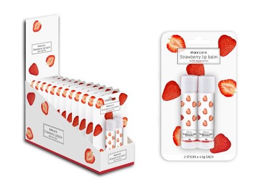 Lip Balm - MC Strawberry (12 Packs) Carousel 1