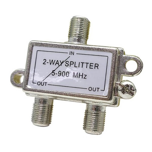 TV Splitter with Power Pass F Connectors Die Cast Carousel 1