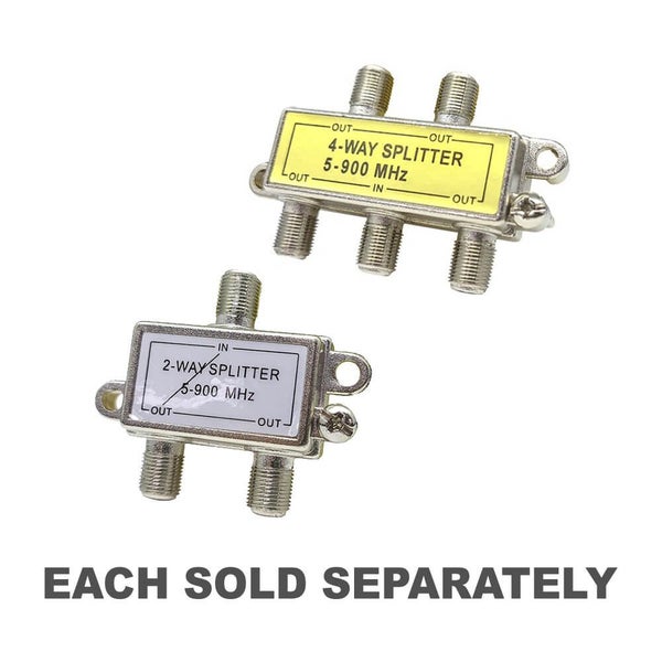 TV Splitter with Power Pass F Connectors Die Cast Carousel 2