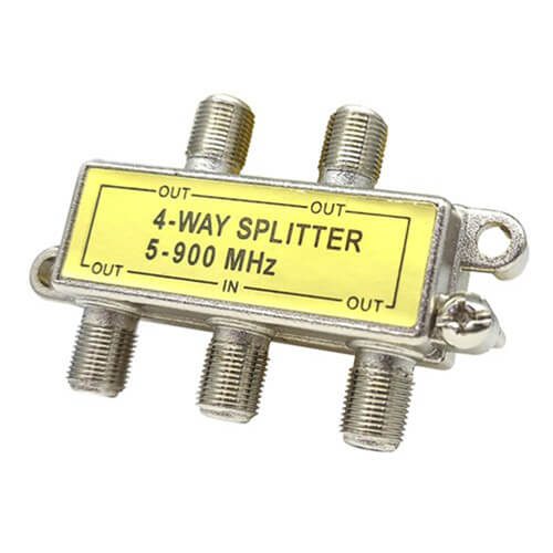 TV Splitter with Power Pass F Connectors Die Cast Carousel 4