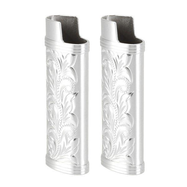 lighter case metal lighter case protective lighter cover lighter cover 2Pcs Carousel 1