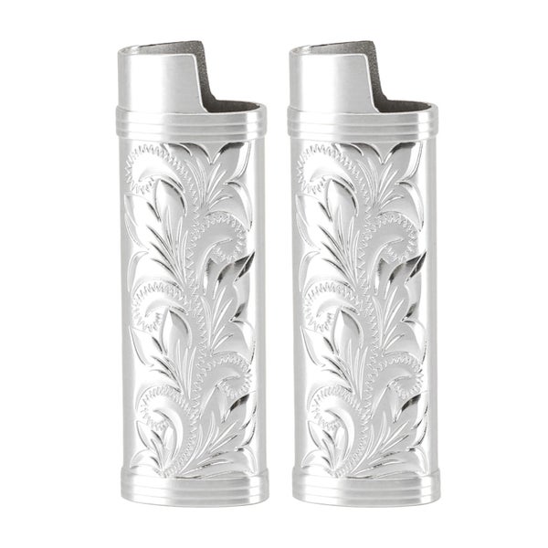 lighter case metal lighter case protective lighter cover lighter cover 2Pcs Carousel 8