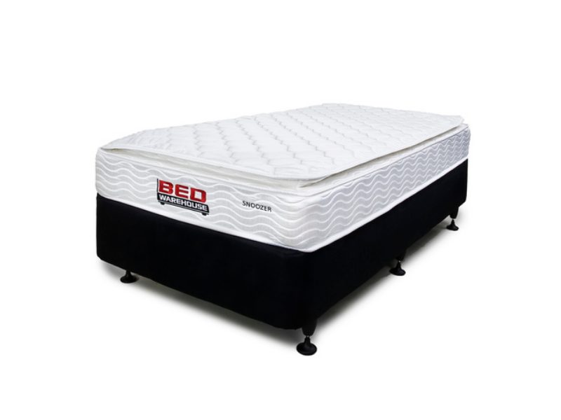 BED WAREHOUSE SNOOZER SINGLE MATTRESS + BASE Carousel 1