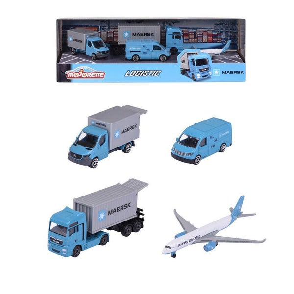 Majorette Maersk Vehicles Gift Pack (Pack of 4) Carousel 1
