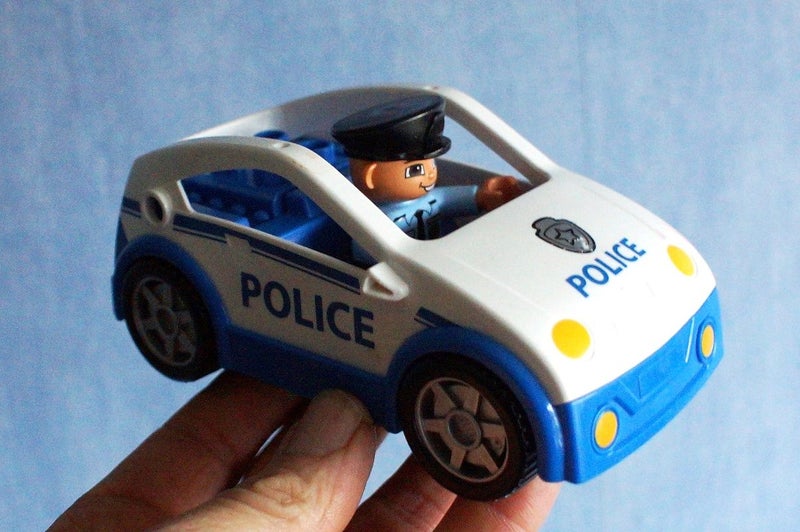 Lego Duplo Police Car and Police Officer. Carousel 1
