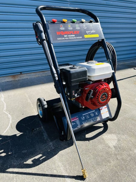 WORKFLEX PETROL WATER BLASTER 6.5HP 2500PSI HIGH PRESSURE WASHER 10.7M HOSE Carousel 2