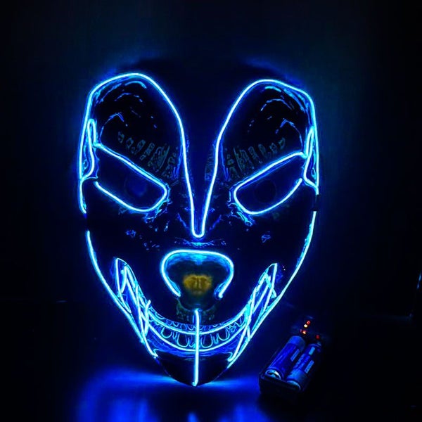 Halloween Mask,LED Light up Mask Scary mask for Man Kids Carousel 1