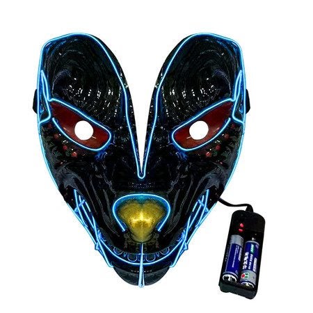 Halloween Mask,LED Light up Mask Scary mask for Man Kids Carousel 2