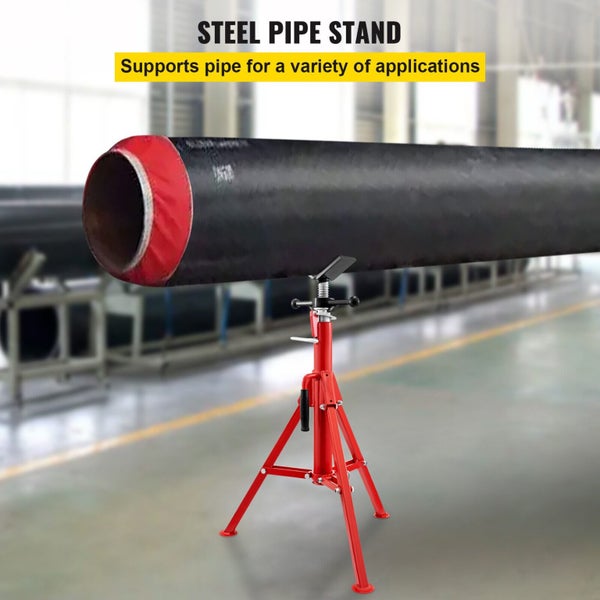 New V-Head Pipe Stand Folding Tripod 60-106cm Height 1/8"-12" Pipe 1125kg Carousel 2