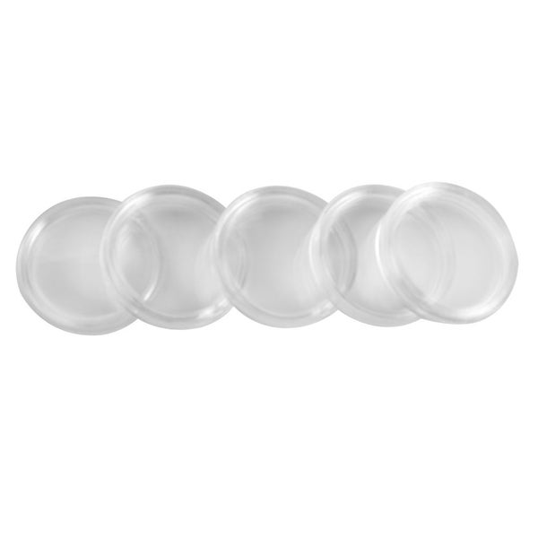 100pcs 27mm Coin Case Capsules Holder Clear Plastic Round Storage Box Carousel 6