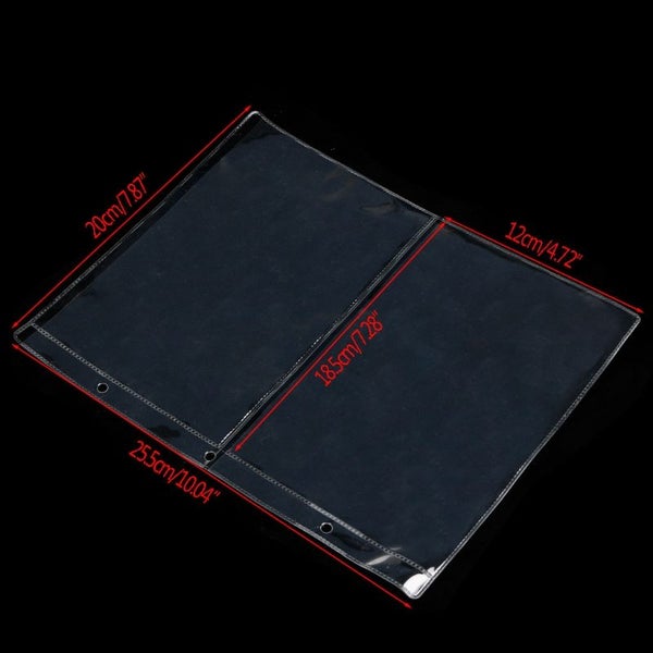 Album Pages 2 Pockets Money Bill Note Currency Holder Storage Carousel 6