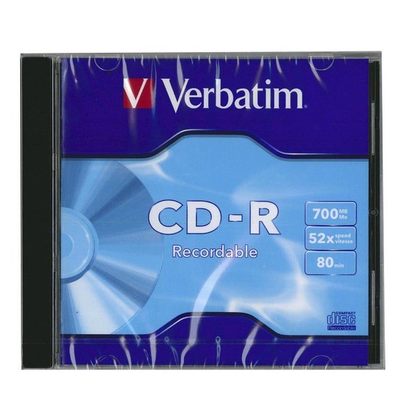 Verbatim CD-R 80min 700MB 52x - Jewel Case (XC4707) Carousel 1