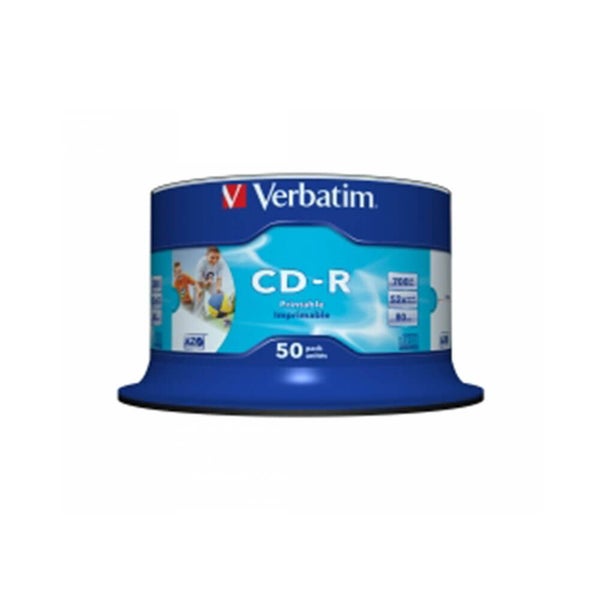 Verbatim CD-R Spindle 700mb White (50pk) Carousel 1