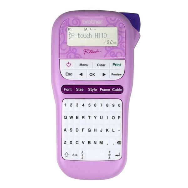 Brother Pth110Pk Durable P-Touch Pink Label Printer BPTH110PK Carousel 1