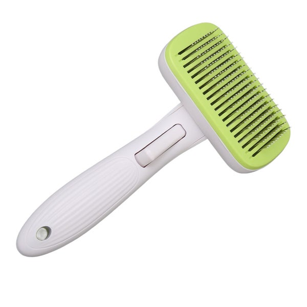 pet grooming brush pet cleaning massage comb pet hair removal brush self Carousel 1