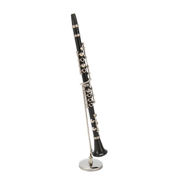 dollhouse clarinet model miniature clarinet with stand miniature musical Carousel 2
