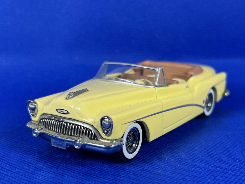1953 Buick Skylark Convertible; Open Top, Yellow. Dinky by Matchbox DY-29; Carousel 2