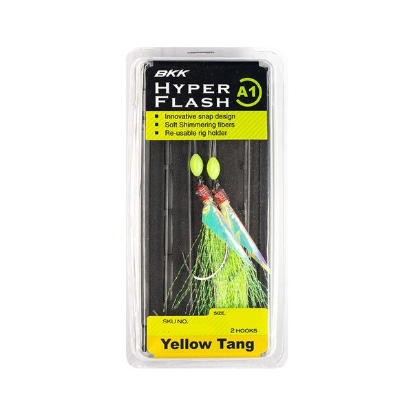 BKK HYPER FLASH A1 YELLOW TANG (BN Octopus Beak+Chartreuse) 4/0 Carousel 1