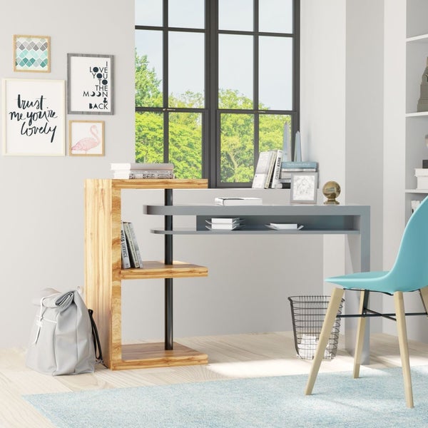 Marseille Desk with Shelves, Versatile? Solved! Carousel 2