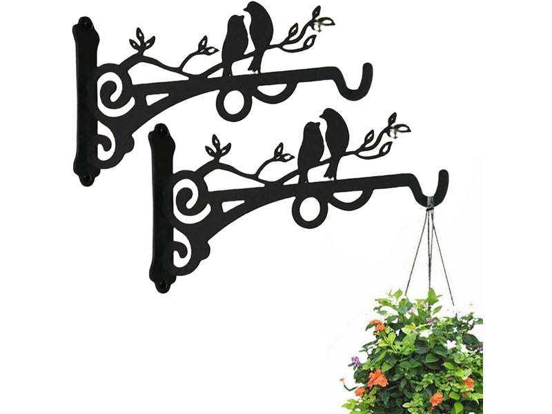 New 2 Set Cast Iron wall Hanging Plants Hook Afterpay Carousel 1