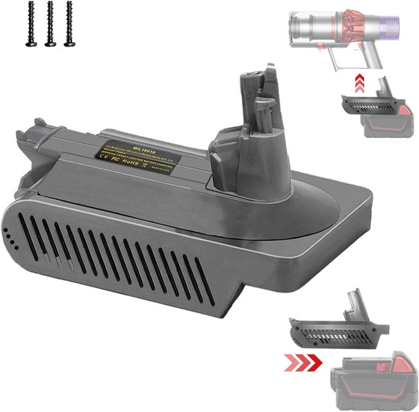 New Milwaukee 18V Battery to Dyson V10 Adapter Converter Afterpay Carousel 1