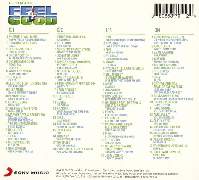 ULTIMATE... FEELGOOD ( Sealed 4 x CD Box Set ) Carousel 2