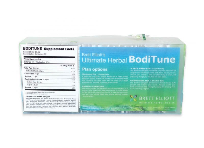 Brett Elliott Ultimate Herbal BodiTune 32 Sachets | HealthPorter NZ Carousel 2