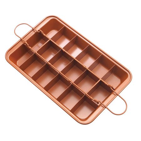 Brownie Pan With Dividers Baking Tray Mold Carousel 1