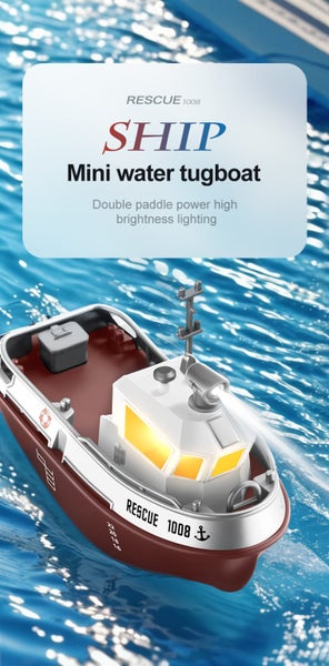 Mini Remote Control Boat 2.4G Wireless Remote Control Ship Children\'s Water Ele Carousel 2