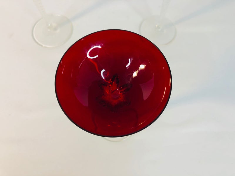 Vintage Hand Blown Martini Glasses (18112)62959512044931111