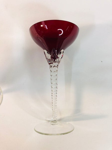 Vintage Hand Blown Martini Glasses (18112)62959512044931114