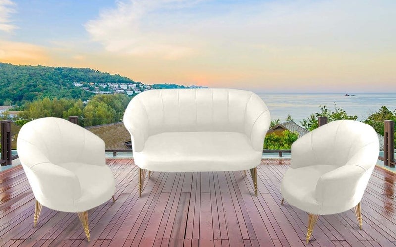 Florida Outdoor Sofa Set, Cream Carousel 2