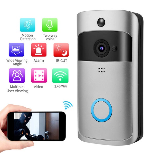 Wi-Fi wireless smart video doorbell, supports voice intercom monitoring Carousel 2