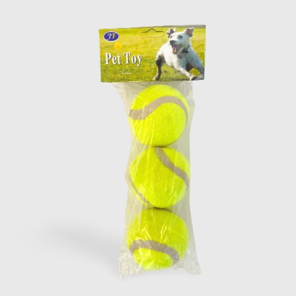 Pet Tennis Balls 3 Pack Carousel 1