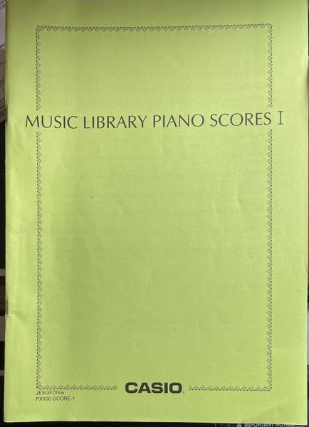 Casio Music Library Piano Scores I Carousel 1