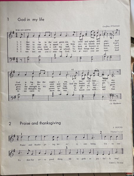 Songs for Worship 81 Songs, Hymns, Choruses and Rounds for children Carousel 2
