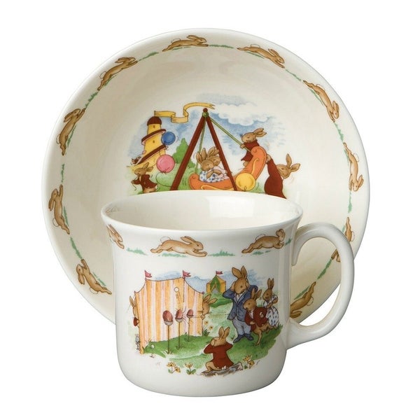 Royal Doulton Bunnykins Infant Set Carousel 1