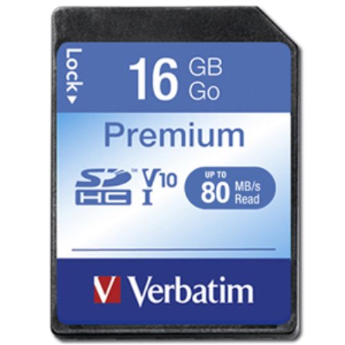Verbatim Premium SDHC Class 10 Card 16GB Carousel 1