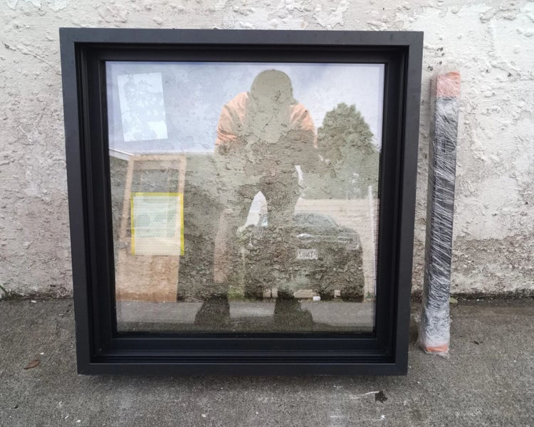 NEW Aluminium Window Double Glazed Brown/Black 580 W x 580 H [#3979 MA] Carousel 2