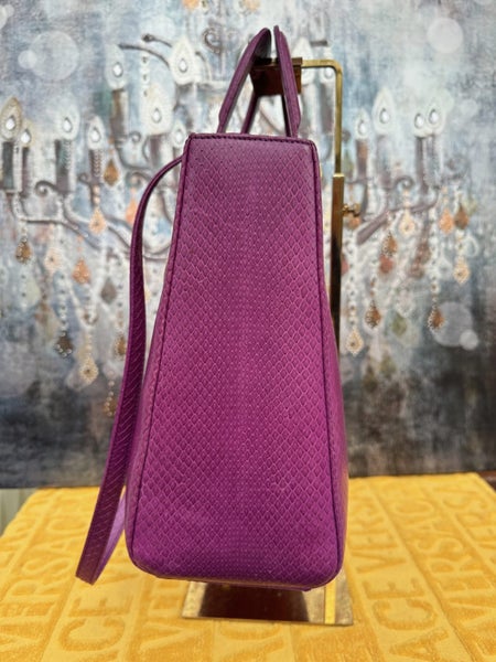 Authentic Preowned Large Pink Python Lady Dior Bag with Gold Hardware62944297434371112