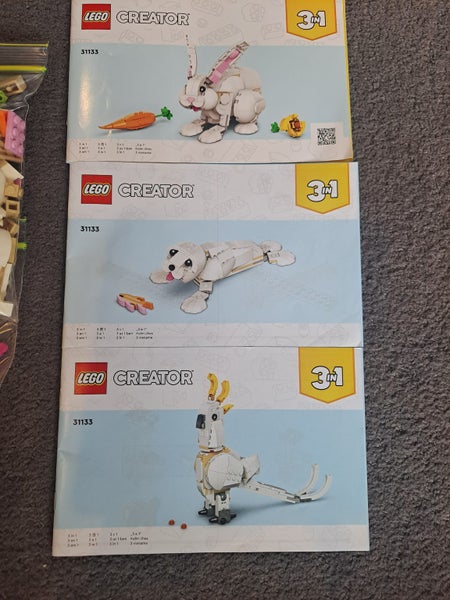 Lego creator 3 in 1 Rabbit / seal / parrot 31133 Carousel 2