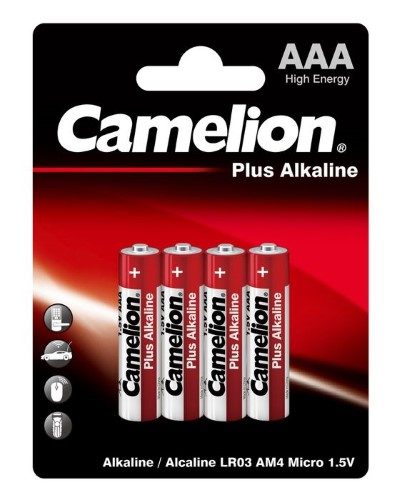 CAMELION PLUS ALKALINE AAA 4PK [OM12] Carousel 1