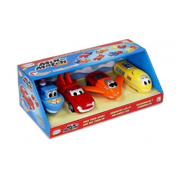 Popular Playthings Mix or Match Junior 1 Vehicles Building Toy Kids Toddler 2y+ Carousel 1