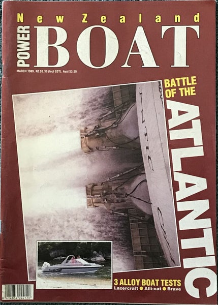 VINTAGE MAGAZINE: Power Boat New Zealand - Vol.6 - No.1 - March 1989 Carousel 1