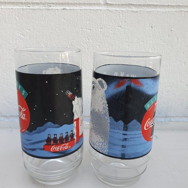 Coke Glasses - Collectable Coke Glasses x 2 Carousel 4