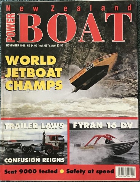 VINTAGE MAGAZINE: Power Boat New Zealand - Vol.6 - No.9 - November 1989 Carousel 1